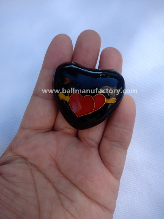 Sell cloisonne metal clang heart for love gift