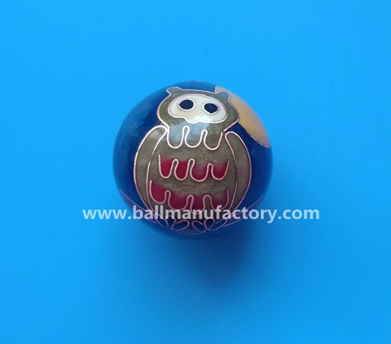 promotion gifts metal clang ball with owl