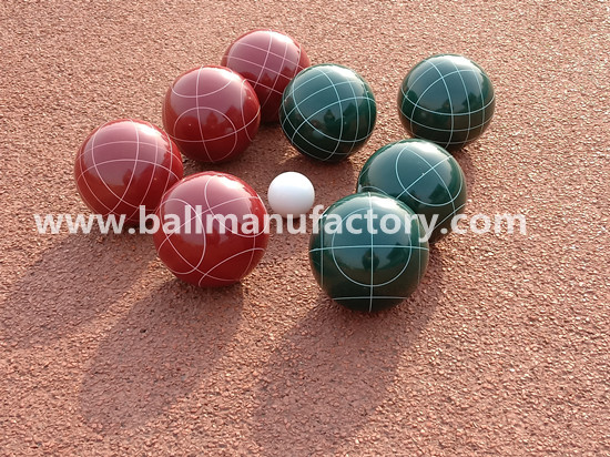 Resin bocce ball boccia manufacturer in China