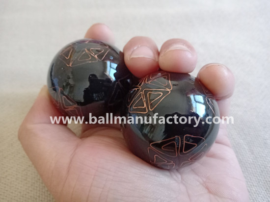 Metal release stress ball Chinese baoding ball