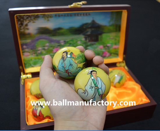 Gifts-Chinese baoding balls- metal chiming ball