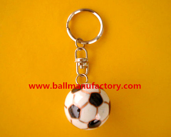 Special gift  soccer fan keyring ball with chiming