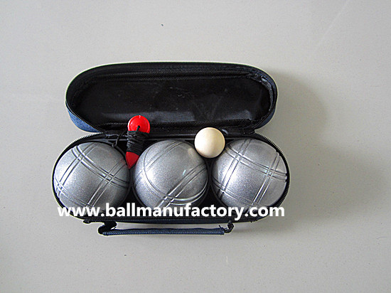 Supply outdoor ball petanque  ball  in Gray color
